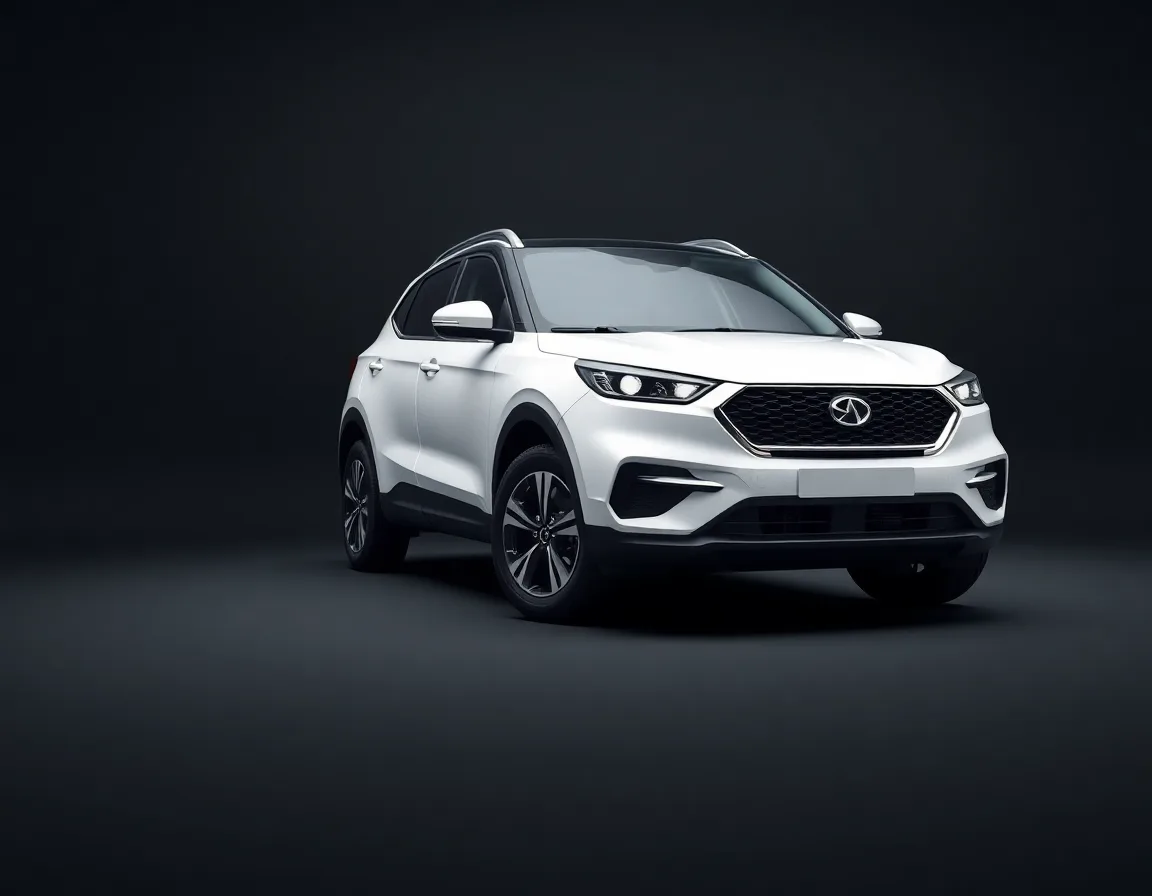 SUV compacto blanco